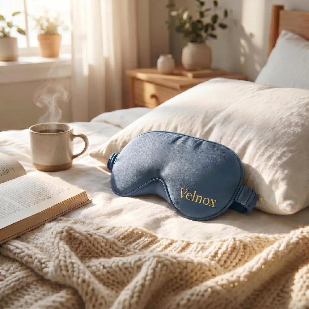 Velnox 3D Contoured Mulberry Silk Sleep Mask
