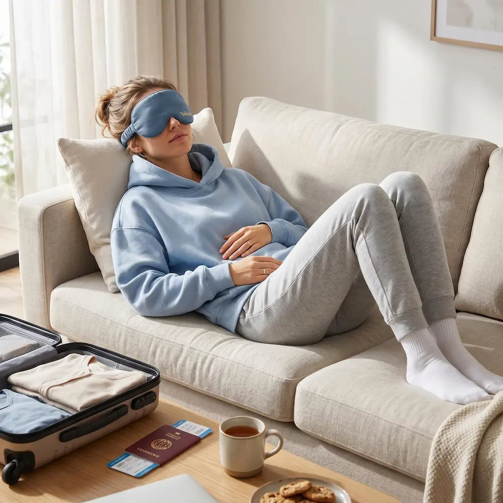 Velnox 3D Contoured Mulberry Silk Sleep Mask