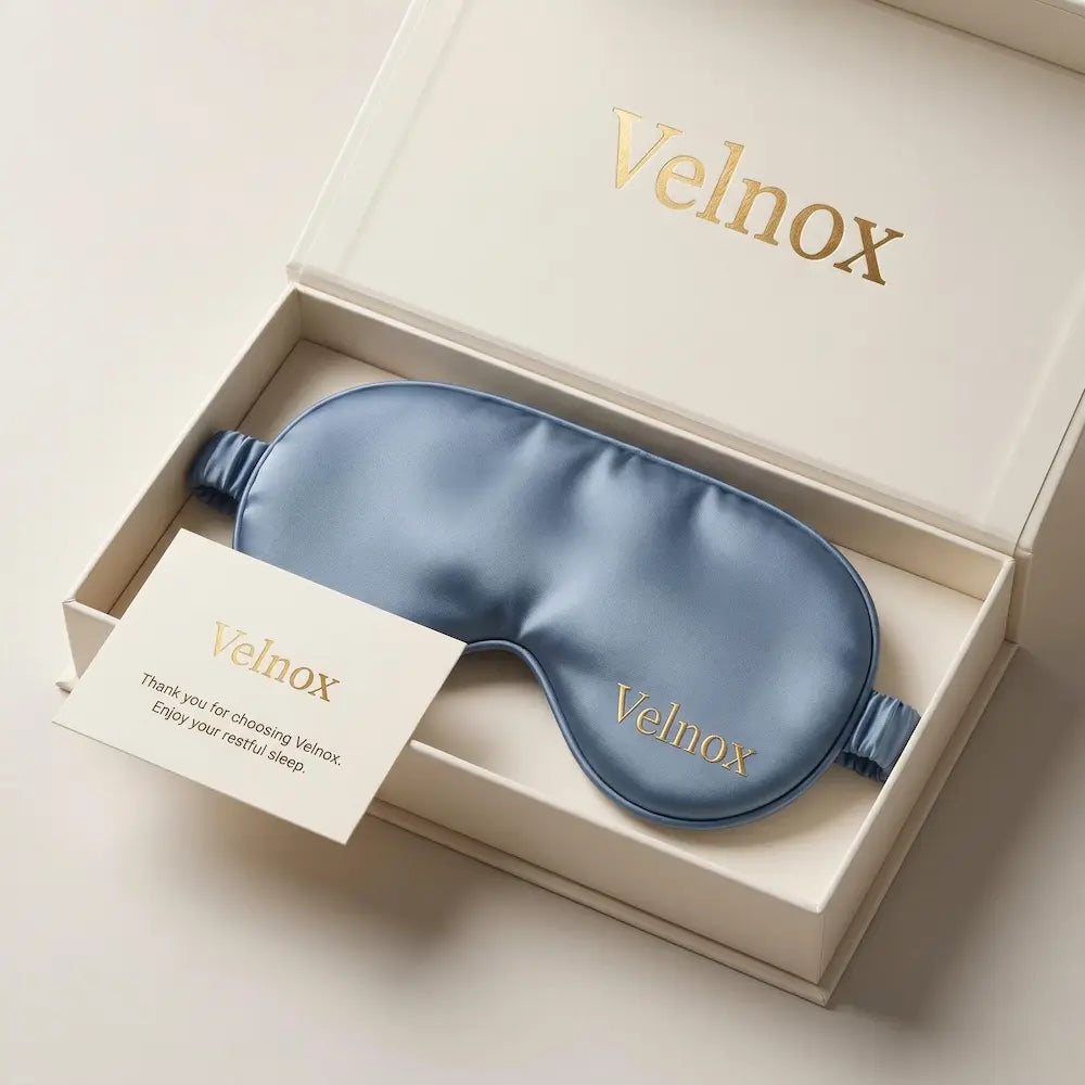 Velnox 3D Contoured Mulberry Silk Sleep Mask