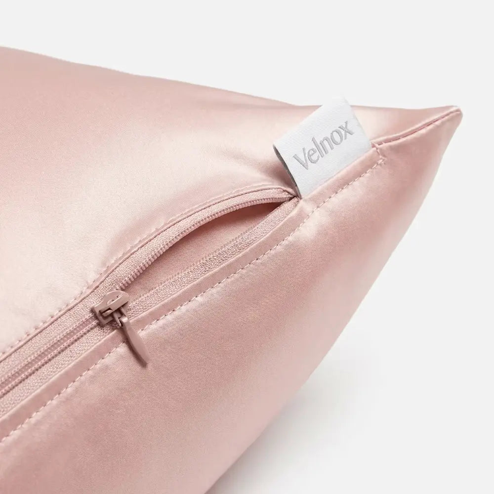 Silk Pillowcase (Sunrise Pink)