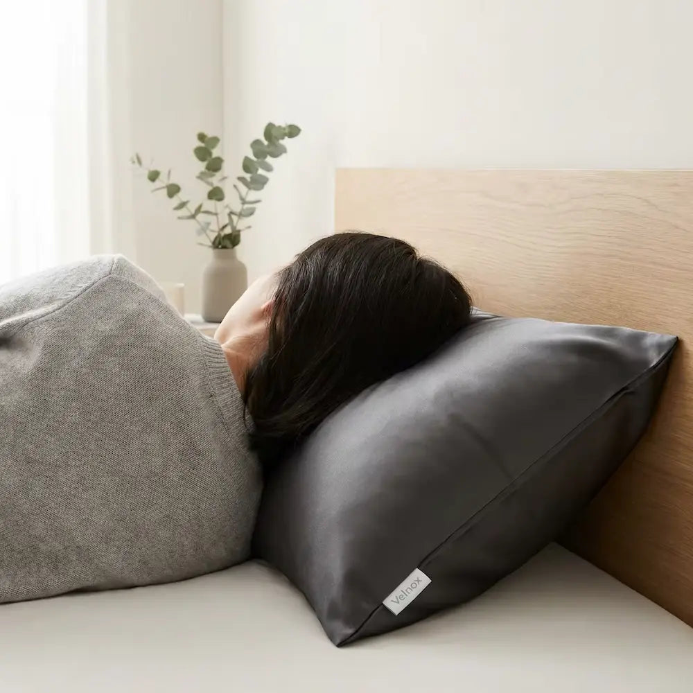 Silk Pillowcase (Charcoal Grey)